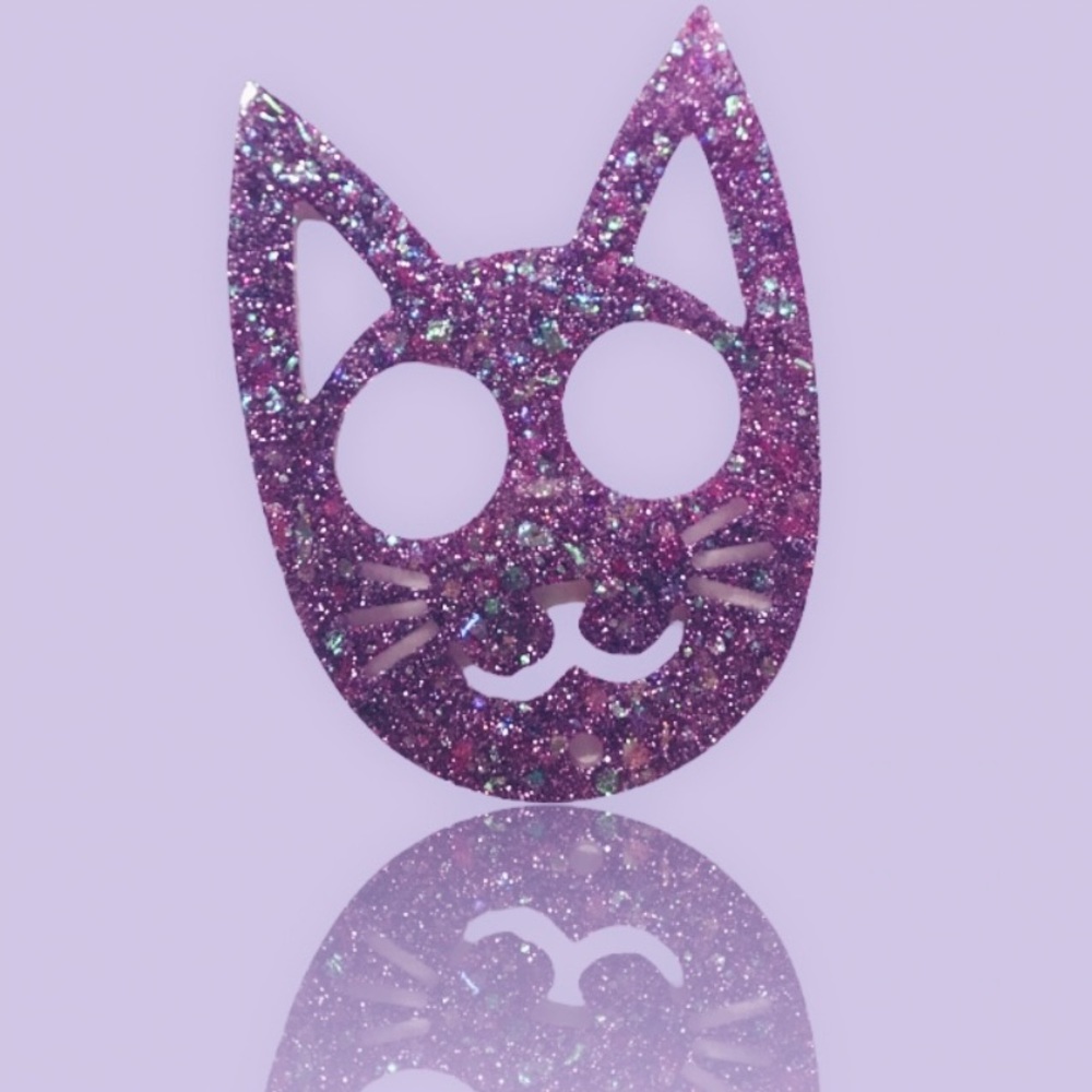 PURPLE SELF DEFENSE KITTY